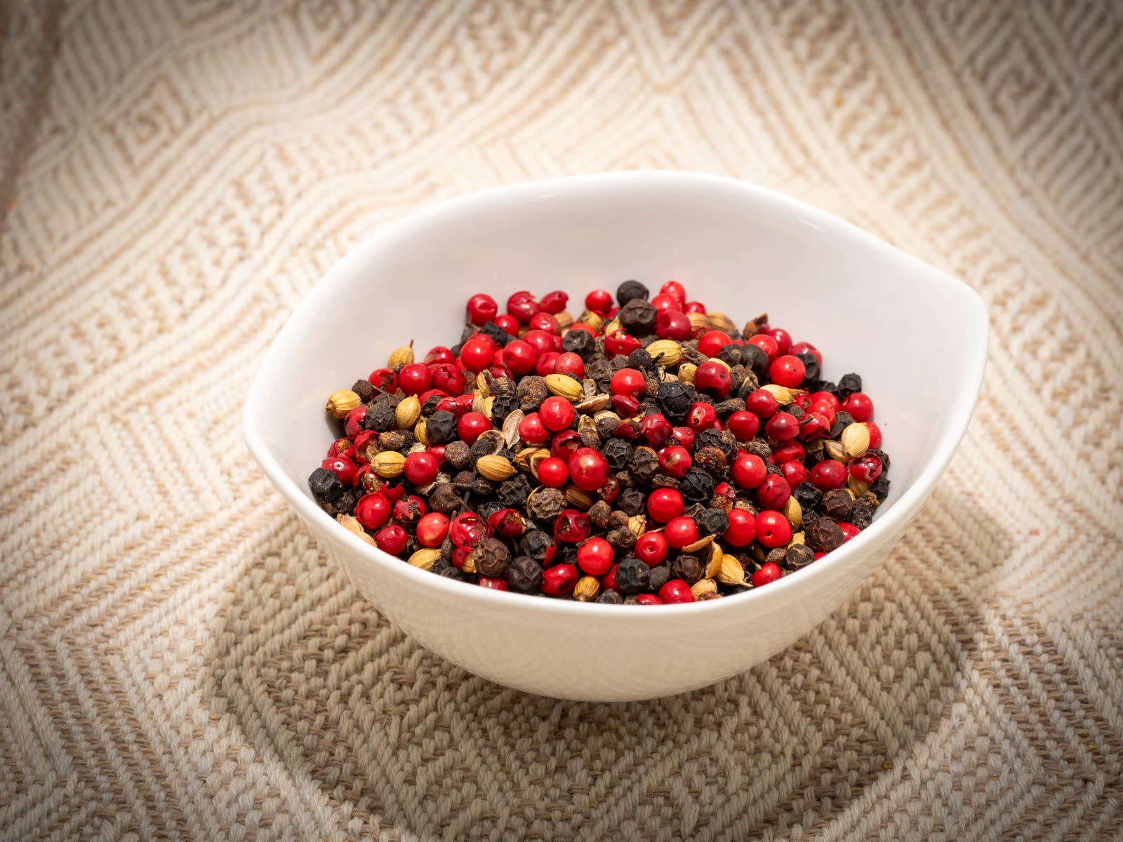 Wild red peppercorn, key ingredient for peppercorn butter sauce