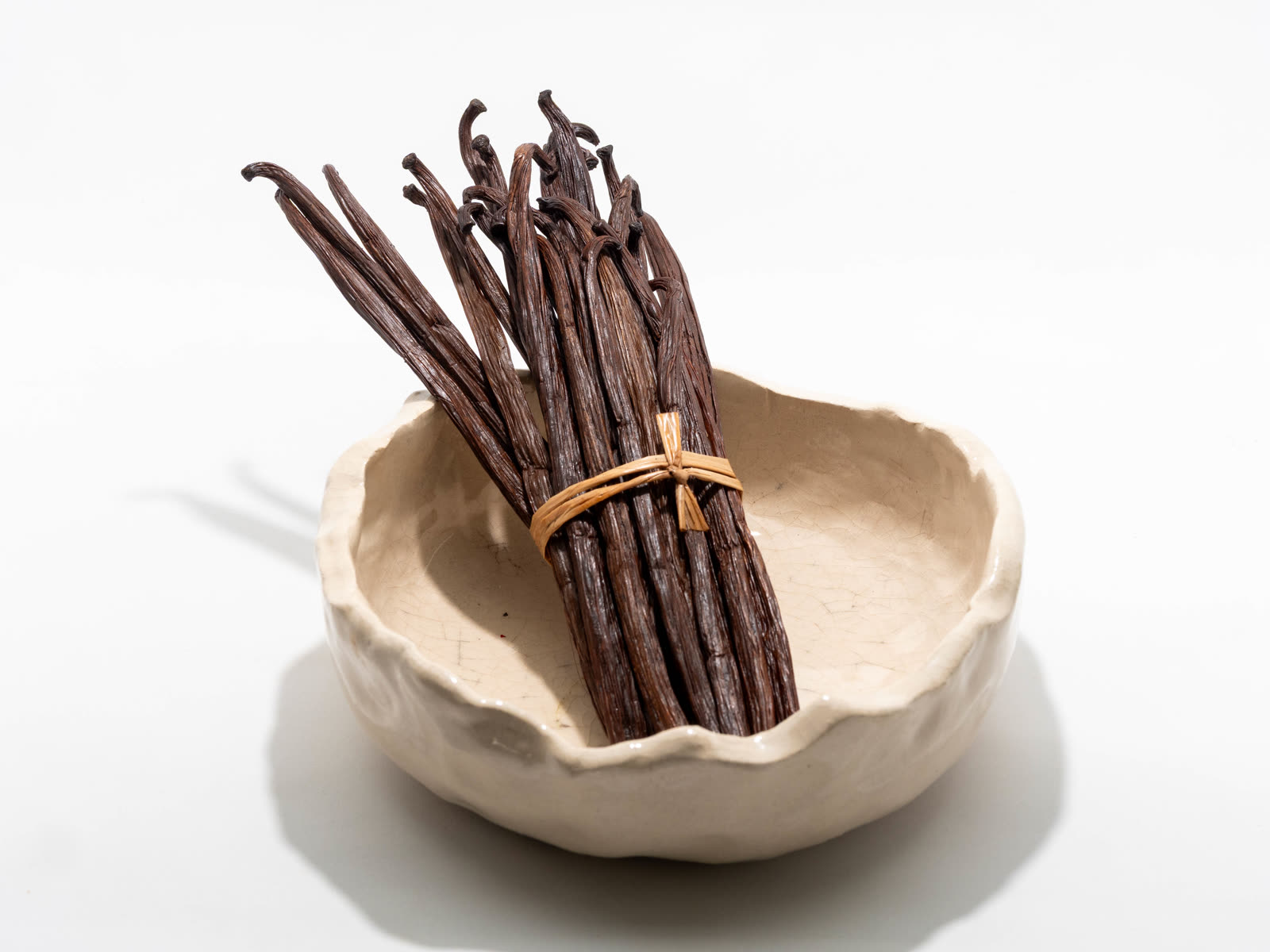 Whole Madagascar bourbon vanilla bean pods
